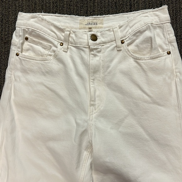 The Great white denim wide leg jeans - Picture 3 of 6